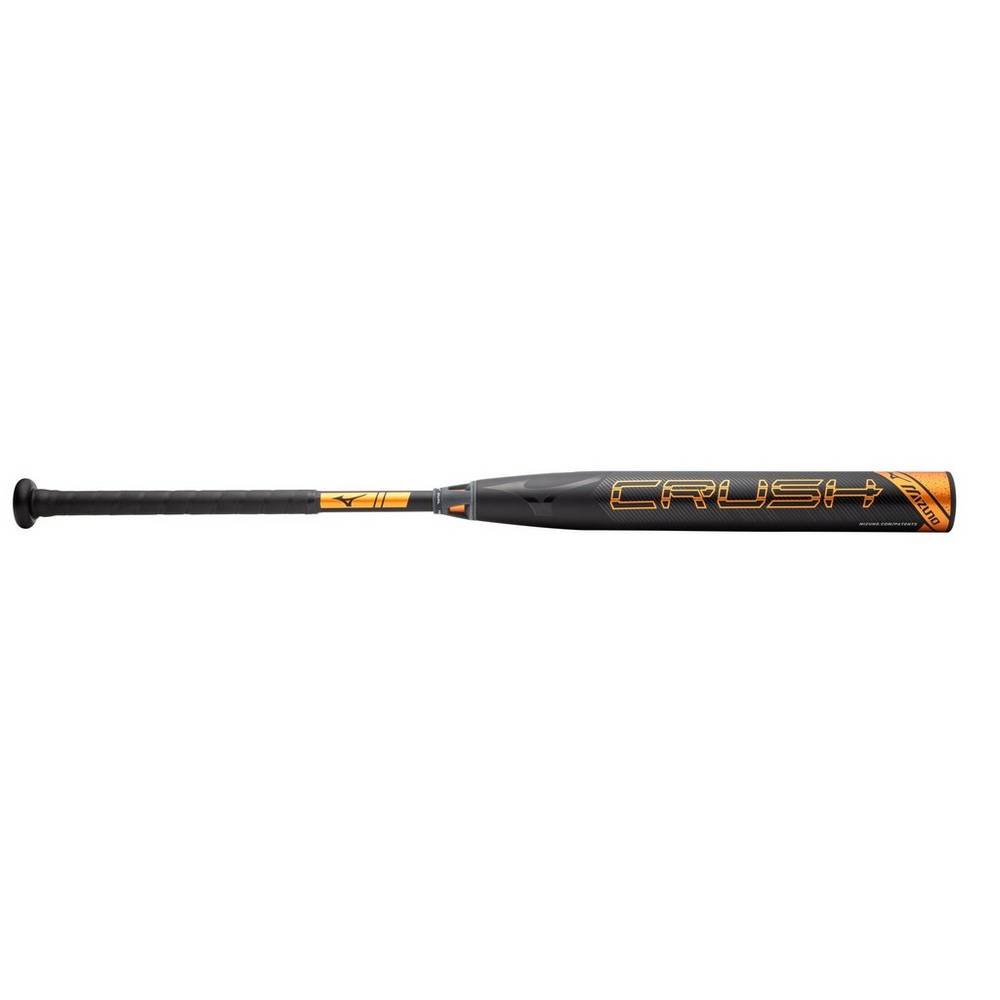 Mizuno Men's 2021 CRUSH-END LOAD (ASA) Slow Pitch Bat Black/Orange (340548-DLX)